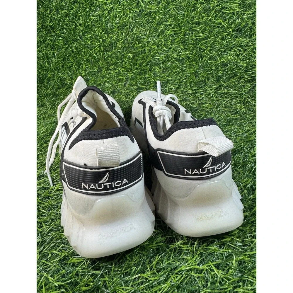 Nautica Liard Men's Athletic Sneakers Size 10 Pre-Owned In‎ Good Condition White